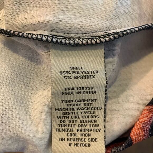 ECI New York Orange and Black Chevron Print Dress - Picture 11 of 11